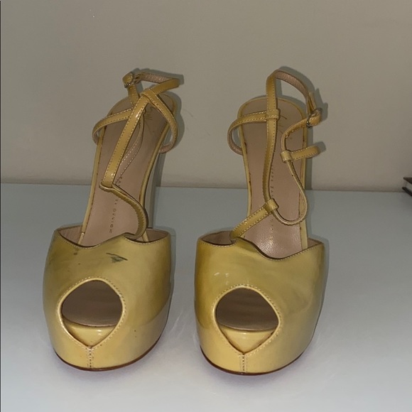 Giuseppe Zanotti peep toe 2 color Platform Strappy Heel Pumps Patent Leather - Picture 2 of 12